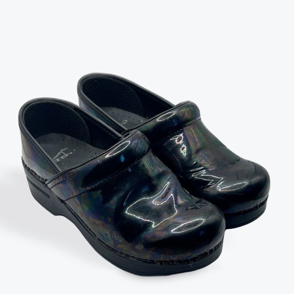 Black Shiny Clogs | Medical Work | Size 6